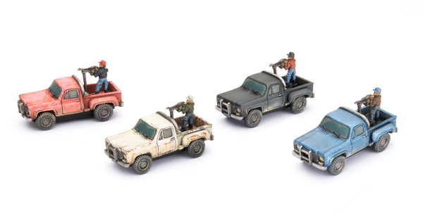 TUS713	Pickup Trucks (x4)