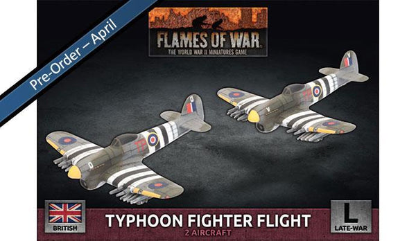 BBX66 Typhoon Fighter-Bomber Flight (Plastic) Battlefront- Blitz and Peaces