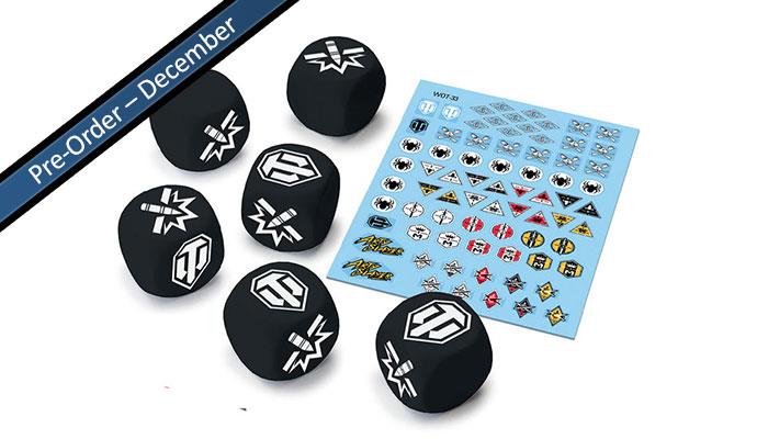 WOT33 Tank Ace Dice & Decals