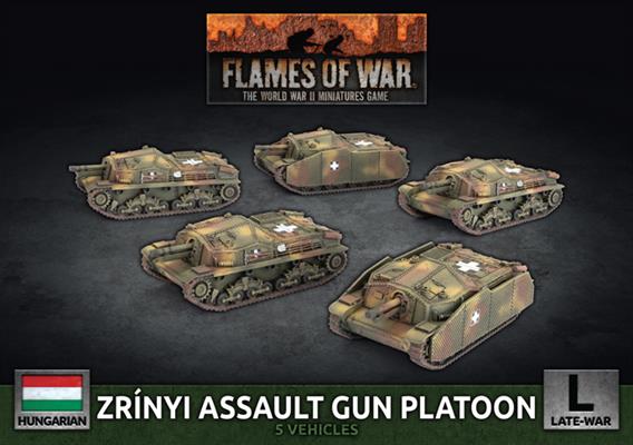 HBX03 Zrinyi Assault Gun Platoon (Plastic)