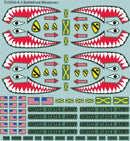 TUS950 American Decal set Battlefront- Blitz and Peaces