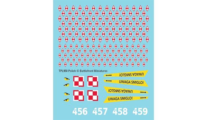 TWP951 Polish Decals Battlefront- Blitz and Peaces