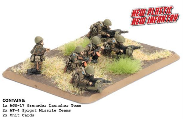 TSU706 Motor Rifle Heavy Weapons (Plastic) Battlefront- Blitz and Peaces