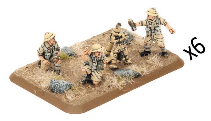 BR734 3-inch Mortar Platoon (8th Army) (Plastic) Battlefront- Blitz and Peaces