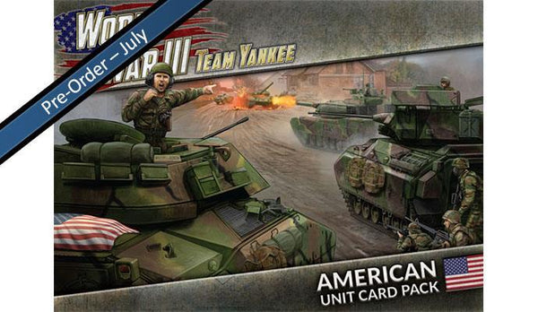 WW3-03U World War III: Team Yankee American unit card pack Battlefront- Blitz and Peaces