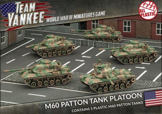 TUBX11 M60A1/A3 Tank Platoon (Plastic) Battlefront- Blitz and Peaces