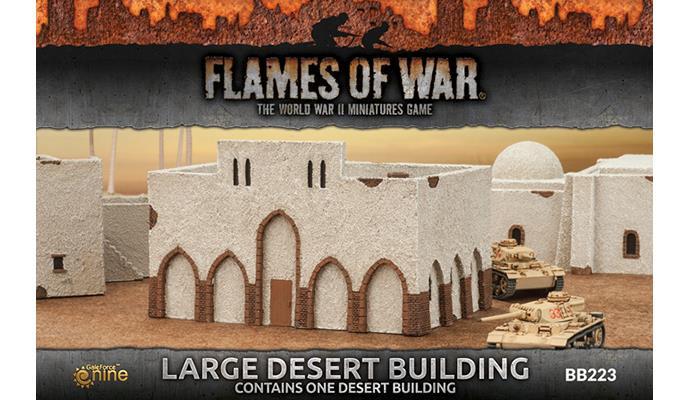 BB223 Large Desert Building Battlefront- Blitz and Peaces