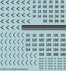 TUS950 American Decal set Battlefront- Blitz and Peaces