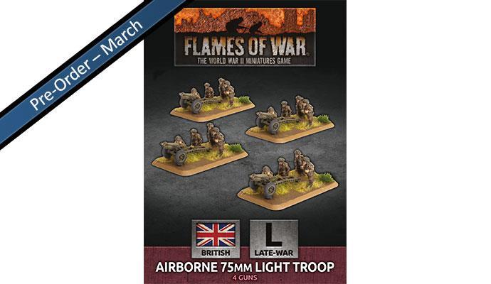 BBX50 Airborne 75mm Light Troop (Plastic) Battlefront- Blitz and Peaces