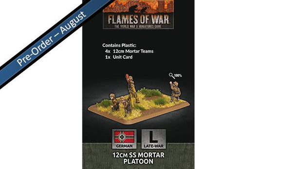 GE799 12cm SS Mortar Platoon (x4 Plastic)