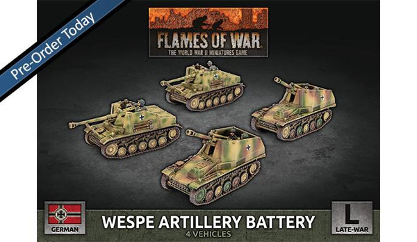 Wespe Artillery Battery (x4 Plastic)