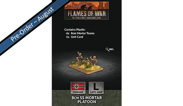 GE798 8cm SS Mortar Platoon (x6 Plastic)