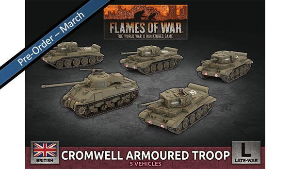 BBX57 Cromwell Armoured Troop (Plastic) Battlefront- Blitz and Peaces