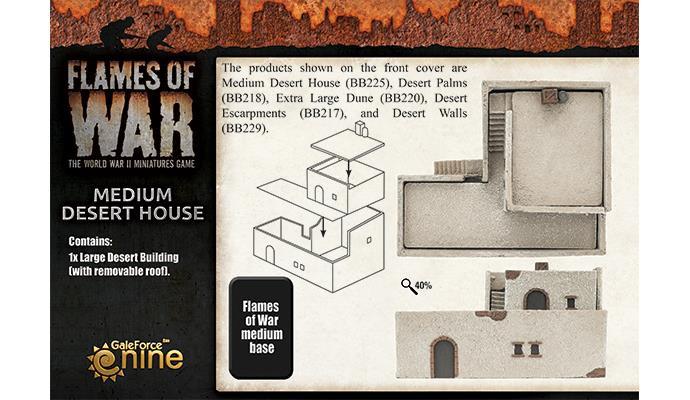 BB216 Large Desert House Battlefront- Blitz and Peaces