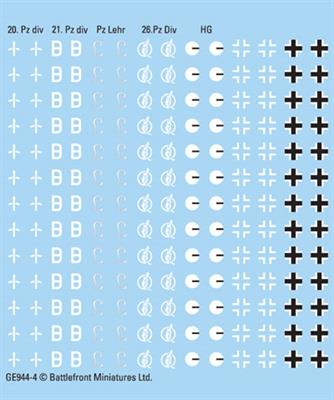 GE955 German Decals