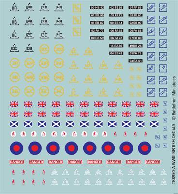 TBR950 British Decals Battlefront- Blitz and Peaces