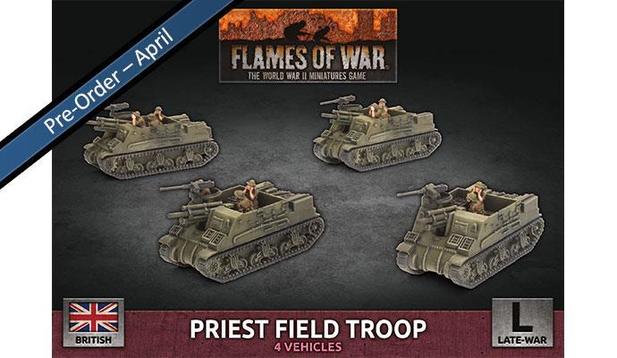 BBX64 Priest Field Troop (Plastic) Battlefront- Blitz and Peaces