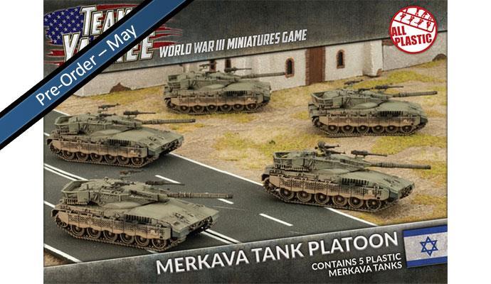TIBX01 Merkava Tank Platoon (Plastic) Battlefront- Blitz and Peaces