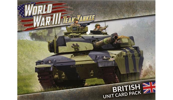 WW3-02U British Unit Card Pack Battlefront- Blitz and Peaces