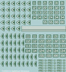 TUS950 American Decal set Battlefront- Blitz and Peaces