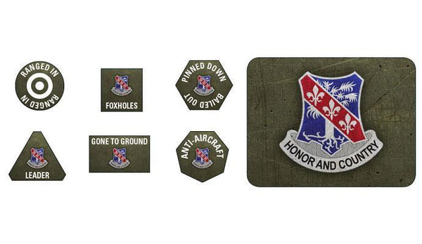 USO905 327th Glider Infantry Regiment Tokens and Objectives Battlefront- Blitz and Peaces