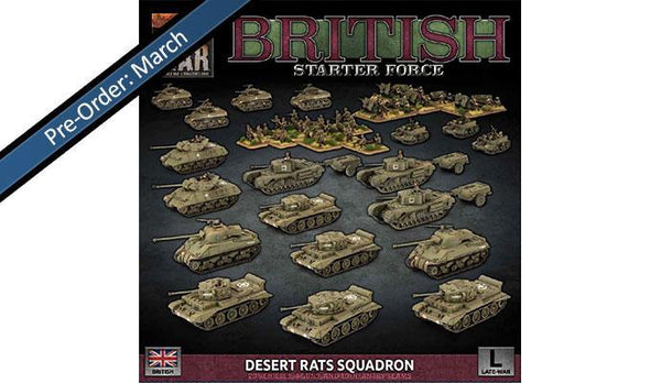 BRAB13 British Starter Force: Desert Rats Squadron Battlefront- Blitz and Peaces