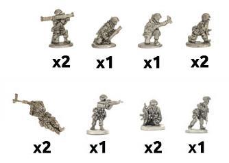 TUSO09 US Marine Weapons Teams Battlefront- Blitz and Peaces