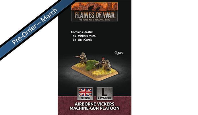 BR814 Airborne Vickers Machine-gun Platoon Battlefront- Blitz and Peaces