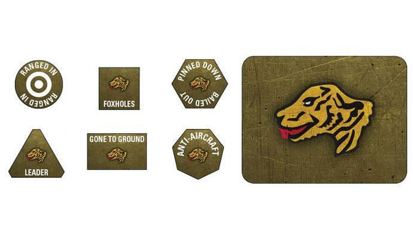 GSO902 503. Heavy Tank Battalion Tokens and Objectives - Limited Battlefront- Blitz and Peaces