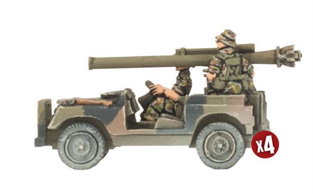 TAU121 Anti-tank Land Rover Section Battlefront- Blitz and Peaces