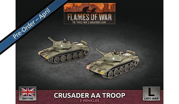 BBX59 Crusader AA Troop (Plastic) Battlefront- Blitz and Peaces