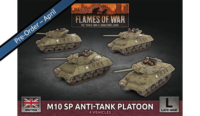 BBX62 M10 SP Anti-Tank Troop (Plastic) Battlefront- Blitz and Peaces