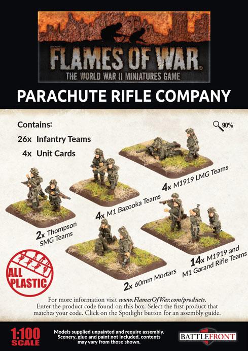 UBX64 Parachute Rifle Company (Plastic) Battlefront- Blitz and Peaces