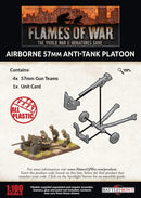 UBX67 Parachute 57mm Anti-Tank Platoon (Plastic) Battlefront- Blitz and Peaces