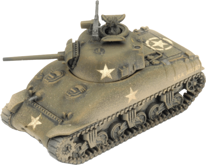 UBX69 M4 Sherman Tank Platoon (Plastic) Battlefront- Blitz and Peaces