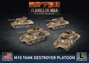 UBX72 M10 3 inch Tank Destroyer Platoon (Plastic) Battlefront- Blitz and Peaces