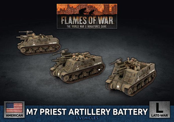 UBX73 M7 Priest Artillery Battery (Plastic) Battlefront- Blitz and Peaces