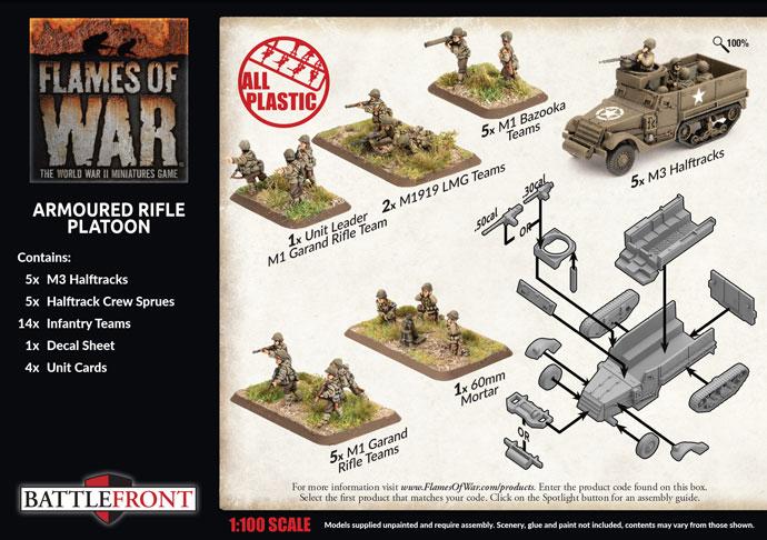 UBX75 Armored Rifle Platoon (Plastic) Battlefront- Blitz and Peaces
