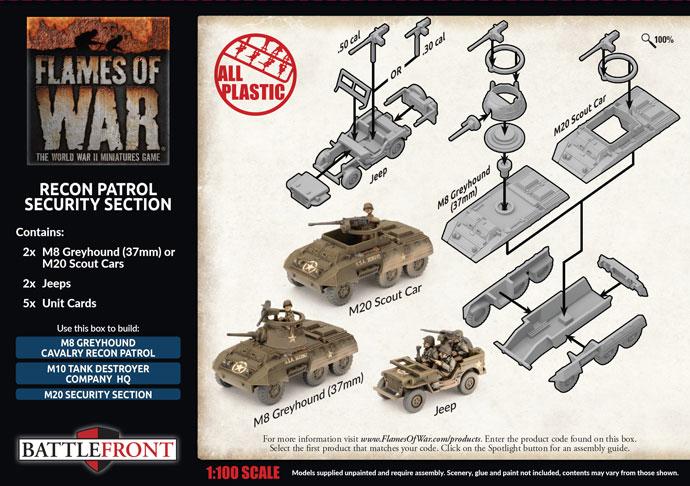 UBX79 Recon Patrol - Security Section (Plastic) Battlefront- Blitz and Peaces
