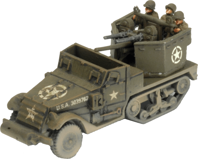 UBX83 Self Propelled M15/M16 GMC AAA Platoon Battlefront- Blitz and Peaces