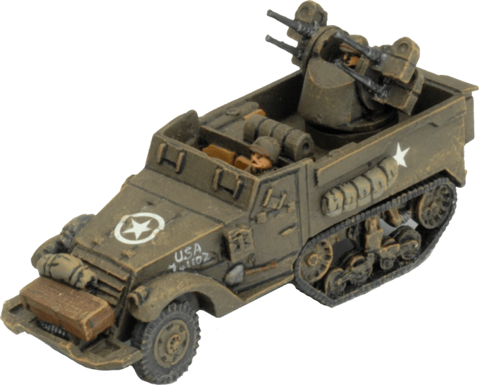 UBX83 Self Propelled M15/M16 GMC AAA Platoon Battlefront- Blitz and Peaces