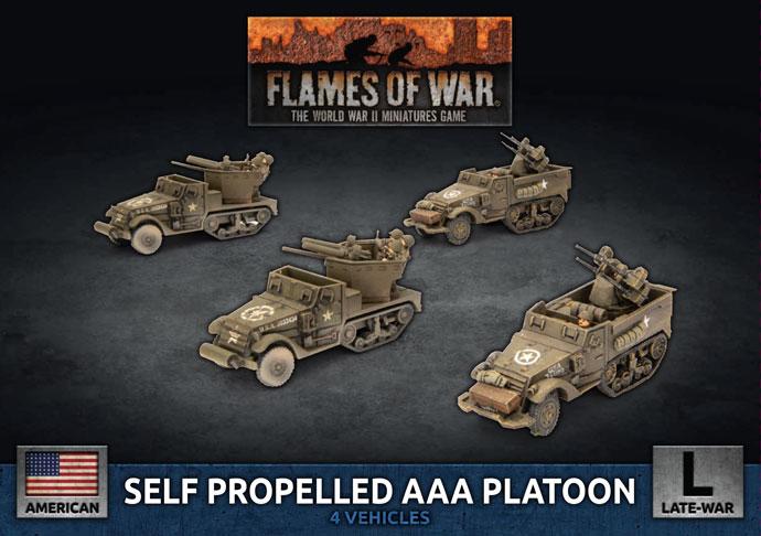 UBX83 Self Propelled M15/M16 GMC AAA Platoon Battlefront- Blitz and Peaces