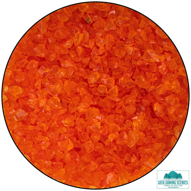 Glass Nuggets 2-4 mm orange 
(230ml)