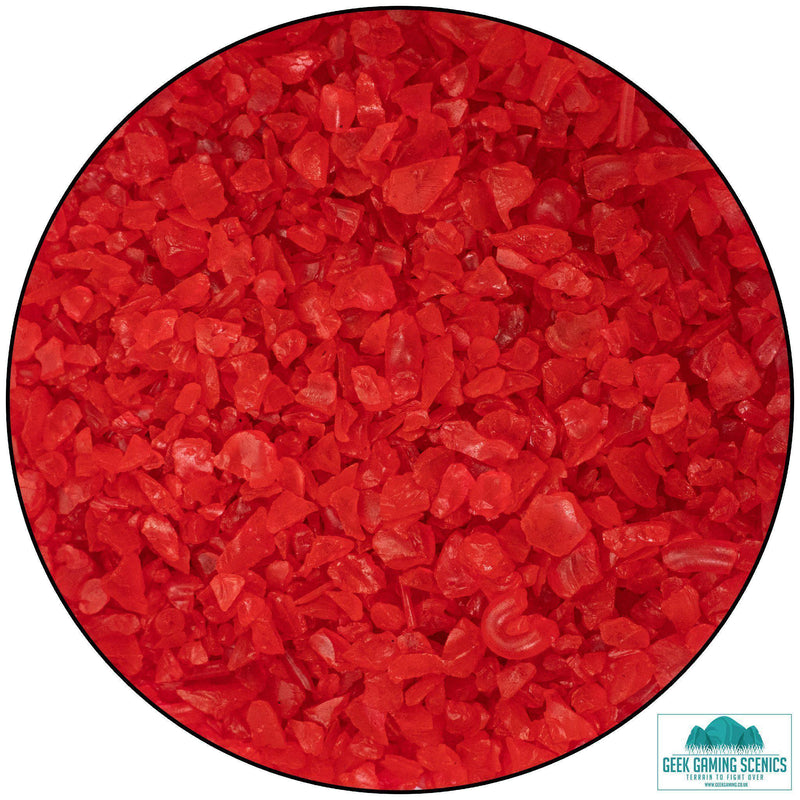 Glass Nuggets 2-4 mm red (230ml)
