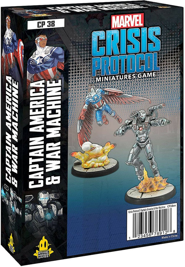 MARVEL CRISIS PROTOCOL CAPTAIN AMERICA AND WAR MACHINE EN