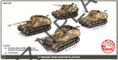 Hornisse (8.8cm) / Hummel (15cm) Tank-Hunter Platoon (x4 Plastic)