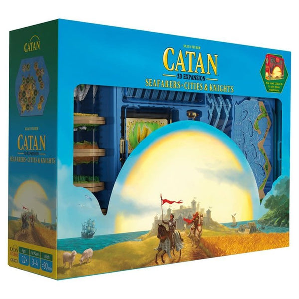 CATAN 3D EXPANSION SEAFARERS + CITIES & KNIGHTS EN