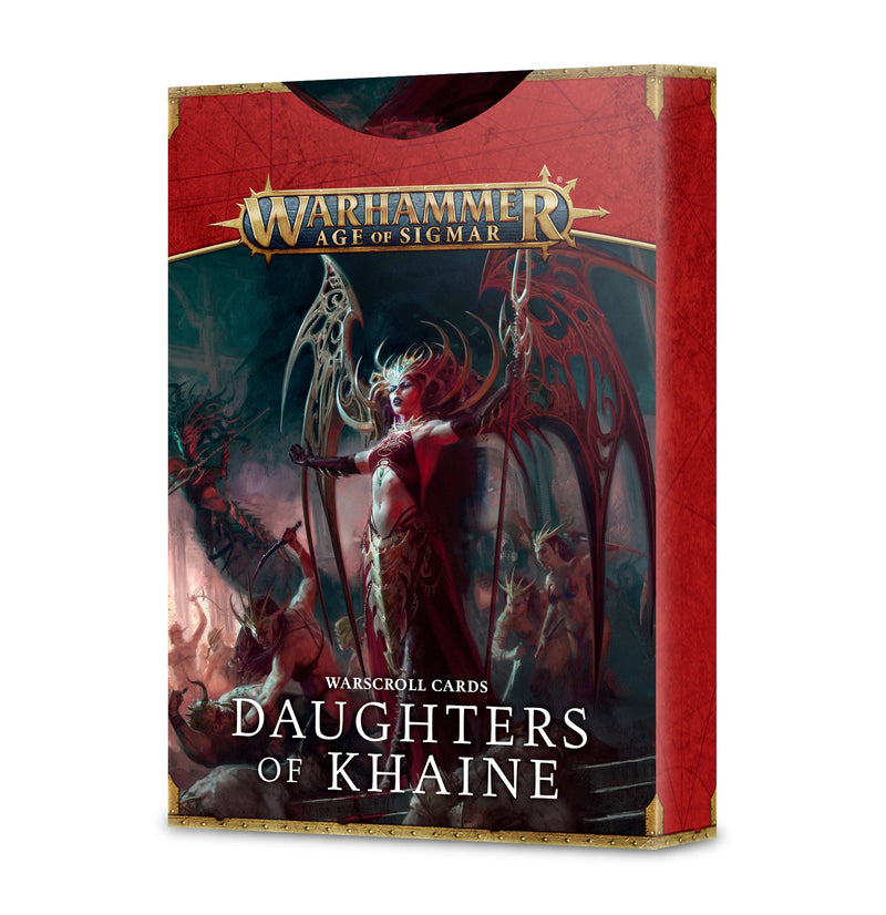 WARSCROLL CARDS: DAUGHTERS OF KHAINE ENG