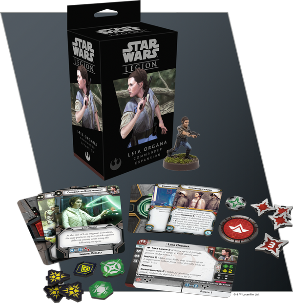 STAR WARS LEGION LEIA ORGANA COMMANDER EXPANSION SET EN