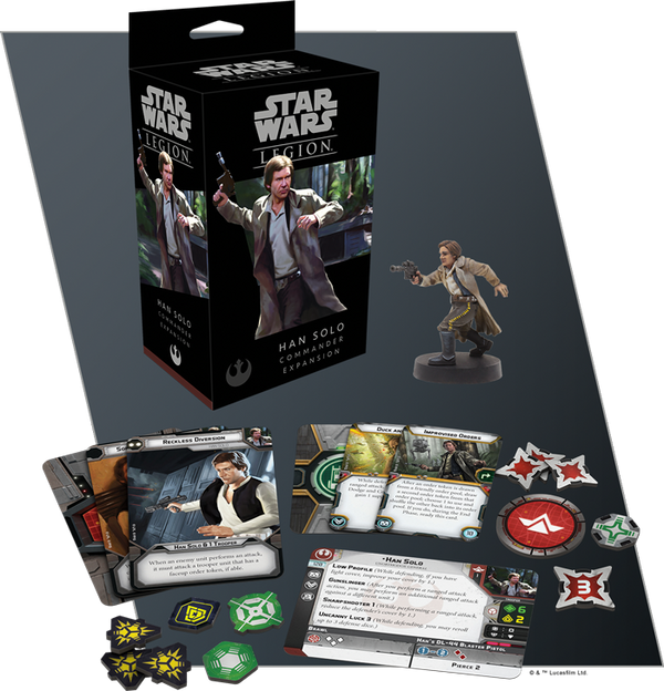 STAR WARS LEGION HAN SOLO COMMANDER EXPANSION SET